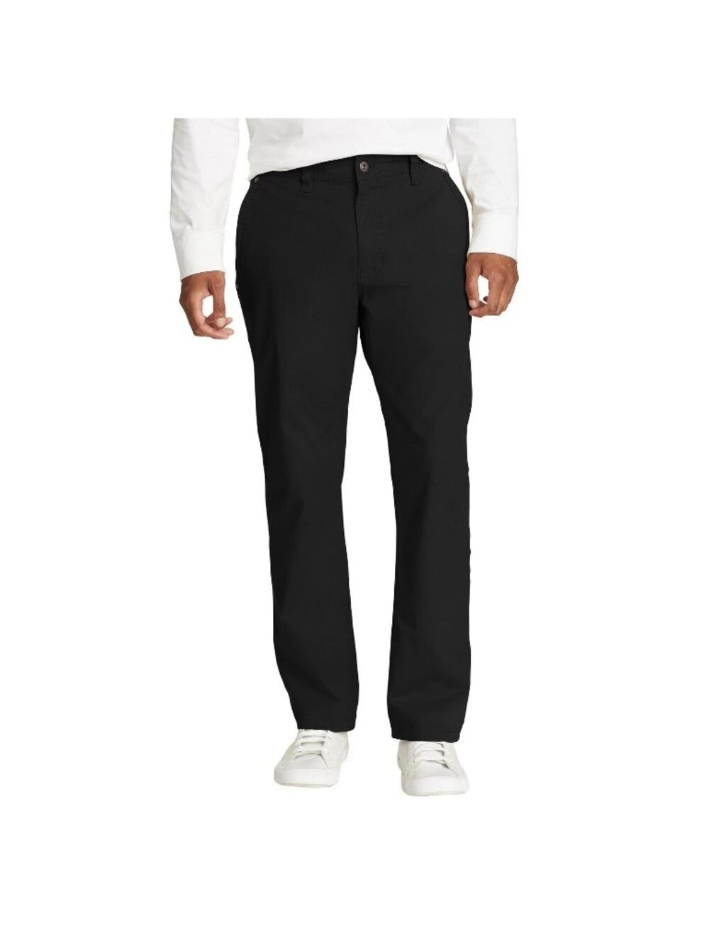 Eddie Bauer Canvas Utility Pants Men's 38x29 Black Stretch Durable Cotton e1411